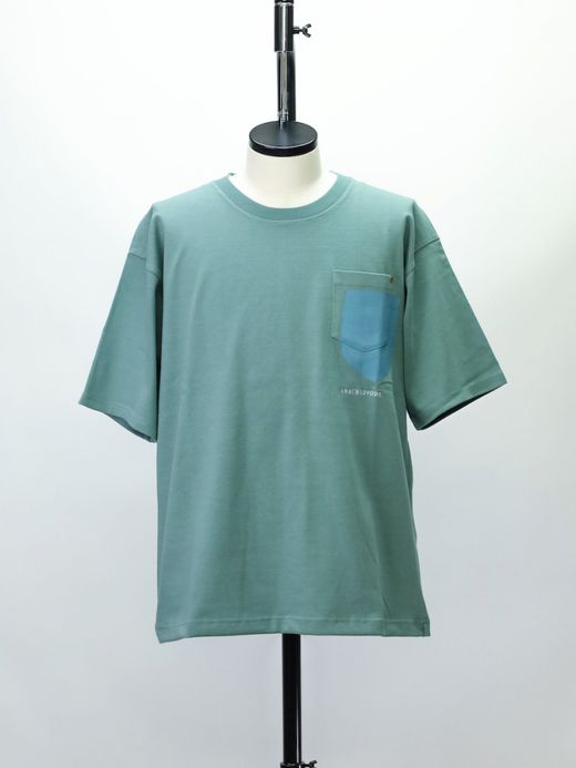 ANACHRONORM ANACHROVOOM S/S T-S / Smoky green
