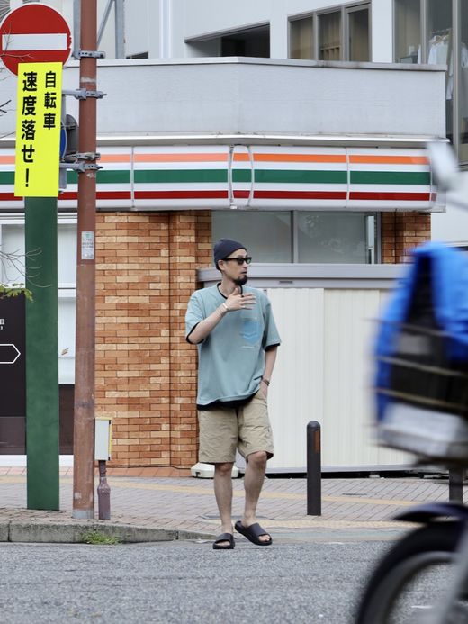 ANACHRONORM ANACHROVOOM S/S T-S / Smoky green