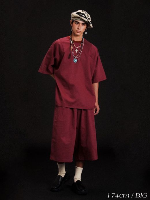 AMBERGLEAM HIGH TWIST PANEL T-SHIRT / 4colors