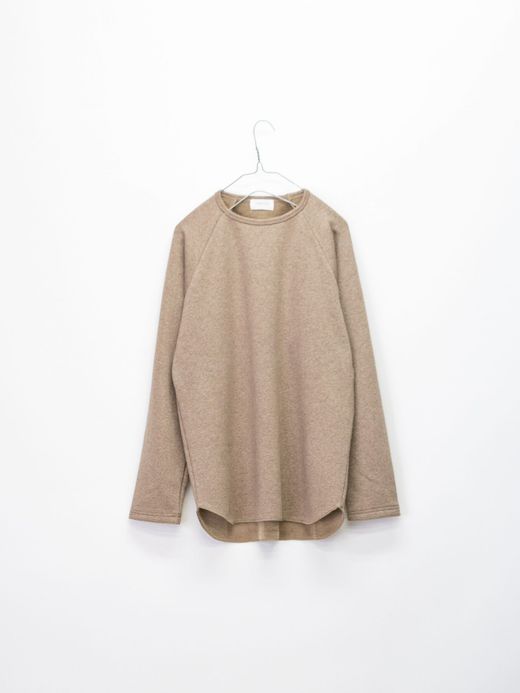 Spinner Bait ボンバーヒートラグランクルーL/S / ベージュ杢