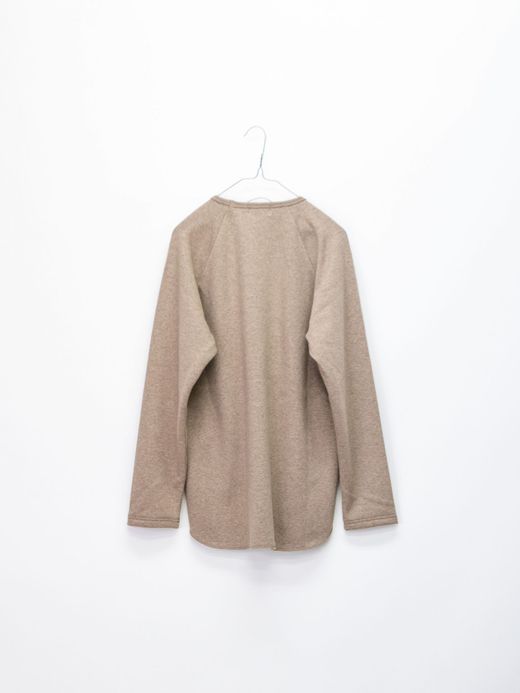 Spinner Bait ボンバーヒートラグランクルーL/S / ベージュ杢