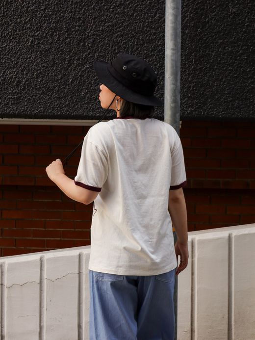 JHANKSON KOSHIEN HOMERUN TEE / White×burgundy