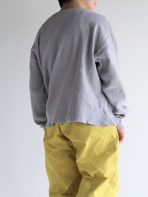 ANACHRONORM HEAVY THERMAL L/S T-S / Heather gray