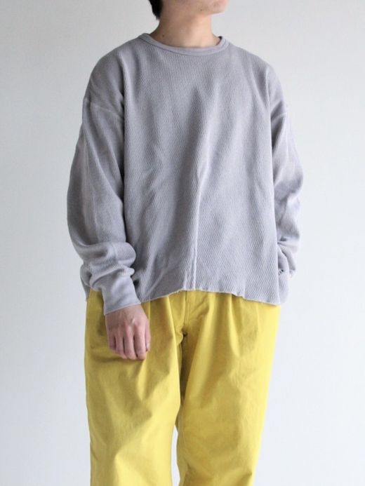 ANACHRONORM HEAVY THERMAL L/S T-S / Heather gray