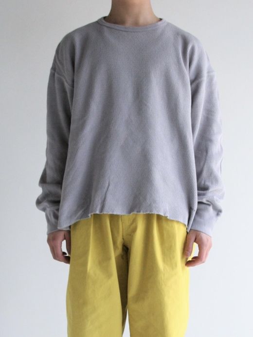 ANACHRONORM HEAVY THERMAL L/S T-S / Heather gray