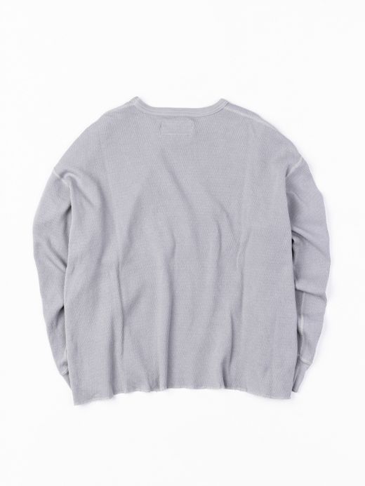 ANACHRONORM HEAVY THERMAL L/S T-S / Heather gray