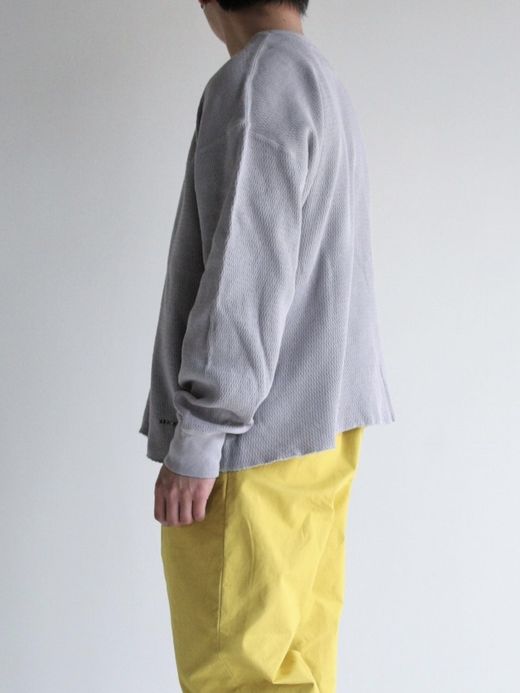 ANACHRONORM HEAVY THERMAL L/S T-S / Heather gray