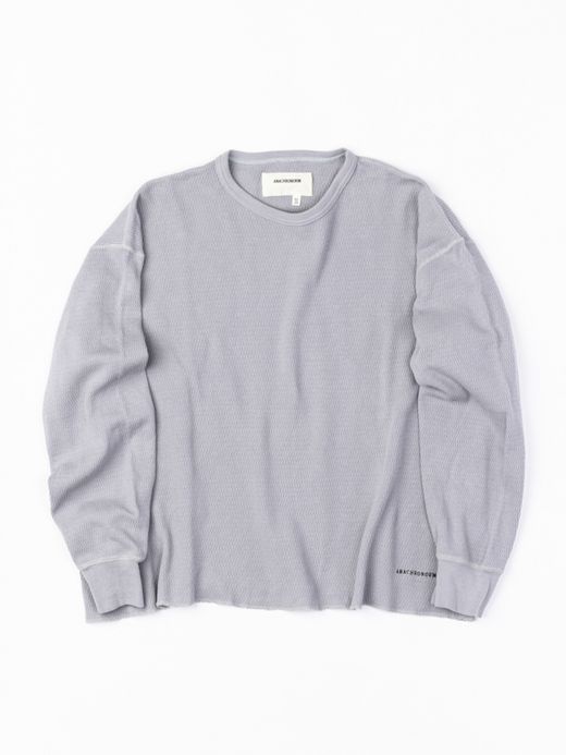ANACHRONORM HEAVY THERMAL L/S T-S / Heather gray