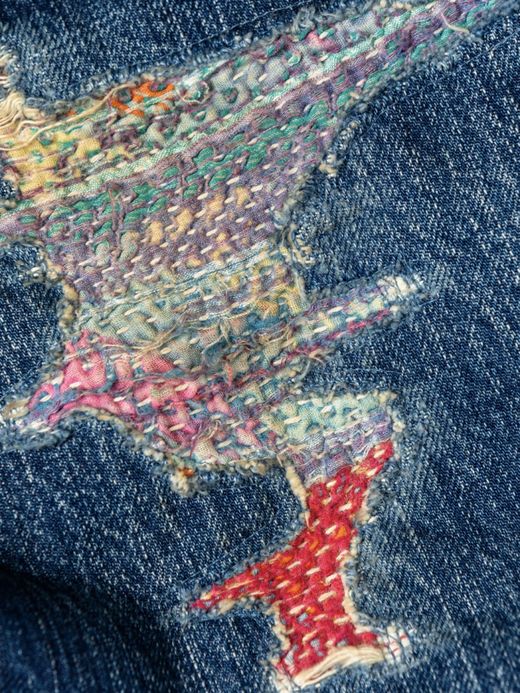 ANACHRONORM REMAKED 80’S WIDE 5P PANTS / Indigo