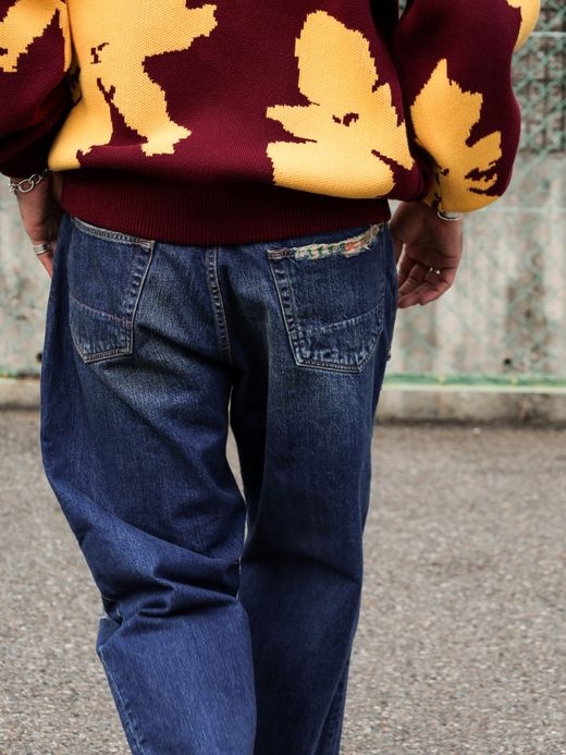 ANACHRONORM REMAKED 80’S WIDE 5P PANTS / Indigo