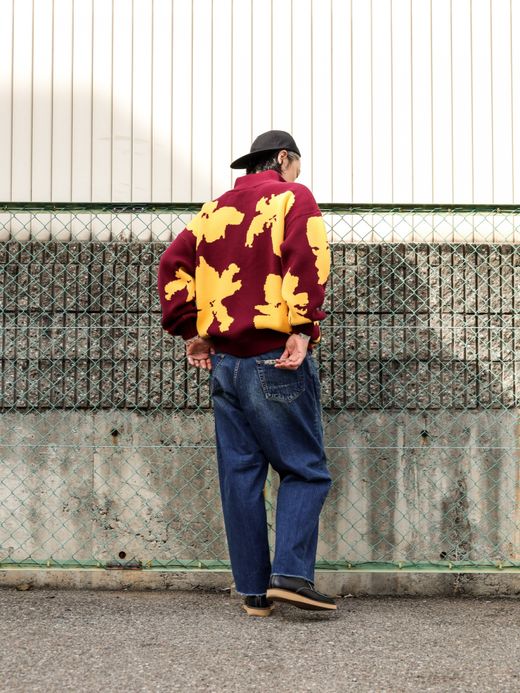 ANACHRONORM REMAKED 80’S WIDE 5P PANTS / Indigo
