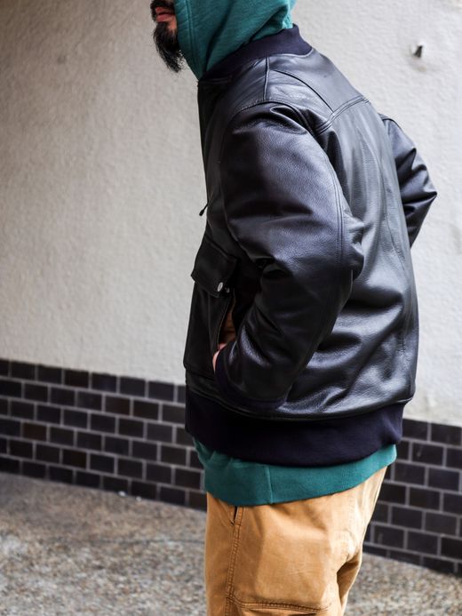 THE UNION TF-8 LEATHER JACKET / Black