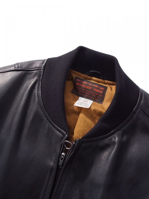 THE UNION TF-8 LEATHER JACKET / Black