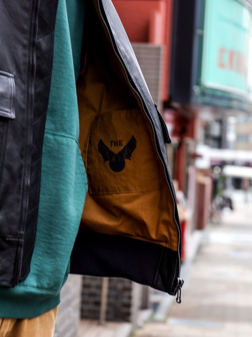 THE UNION TF-8 LEATHER JACKET / Black