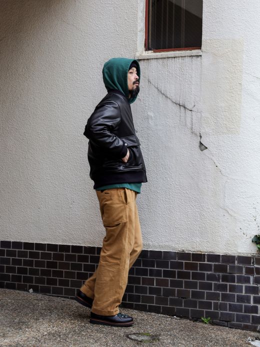 THE UNION TF-8 LEATHER JACKET / Black