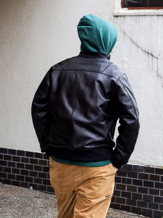 THE UNION TF-8 LEATHER JACKET / Black
