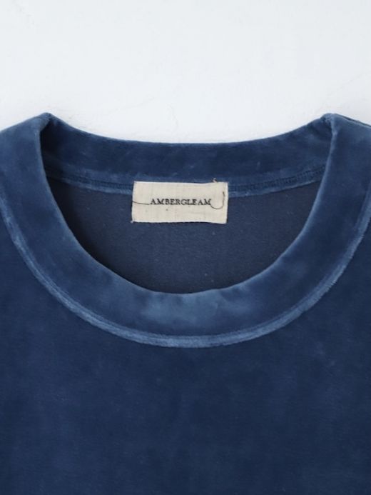 AMBERGLEAM VELVET PILE SLIT DRESS / 3colors