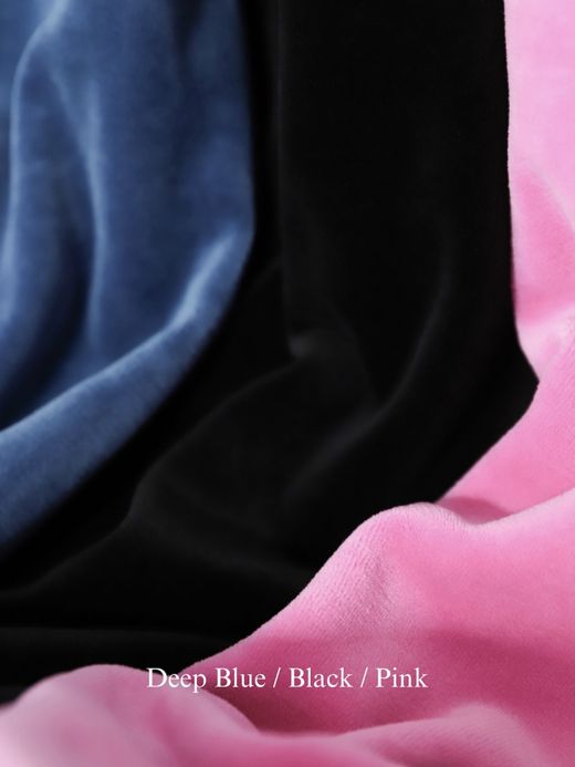 AMBERGLEAM VELVET PILE SLIT DRESS / 3colors