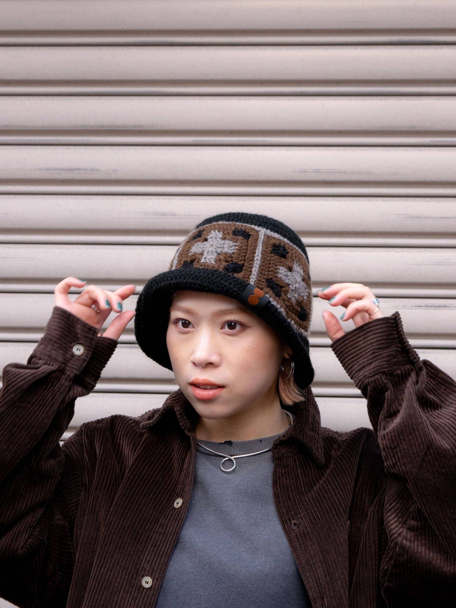 VOO CROSS WOVEN HAT / Black | FLATBUSH（フラットブッシュ）公式