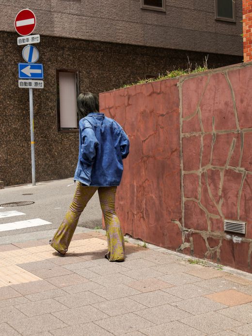 AMBERGLEAM FLOWER CUT FLARE PANTS / 3colors