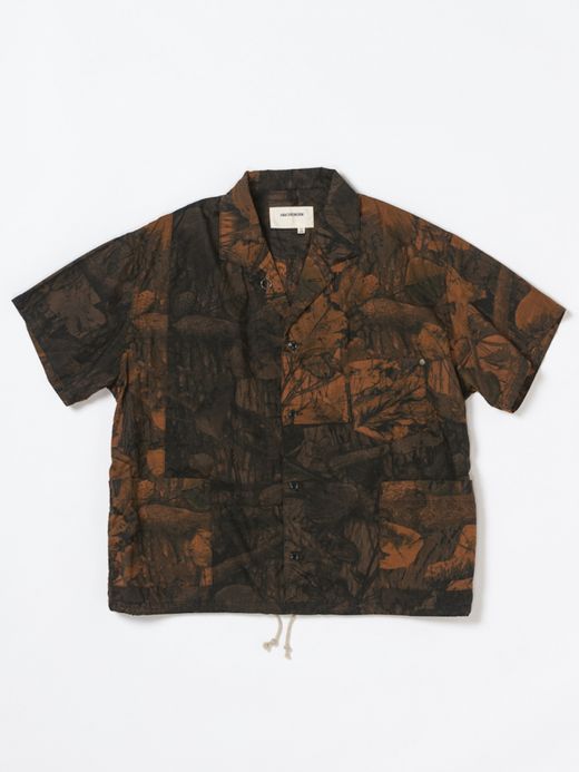 ANACHRONORM PATCH WORK S/S COVERALL SHIRT / Orange