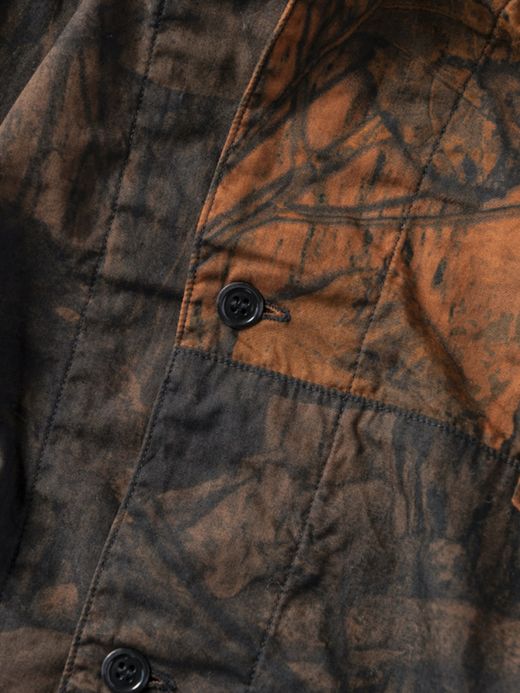 ANACHRONORM PATCH WORK S/S COVERALL SHIRT / Orange