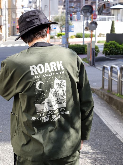 ROARK REVIVAL "NATURAL LIGHT" ENGINEER SHIRTS JACKET / Army