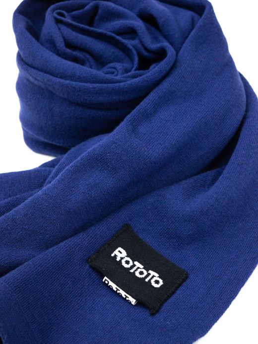 ROTOTO COTTON CASHMERE MUFFLER / Blue