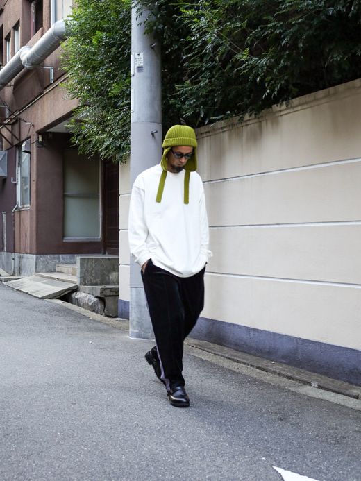 S.F.C VELOUR TRACK PANTS / Black