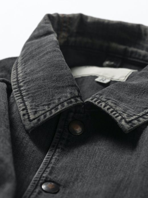 ANACHRONORM DENIM COACH JACKET / Black