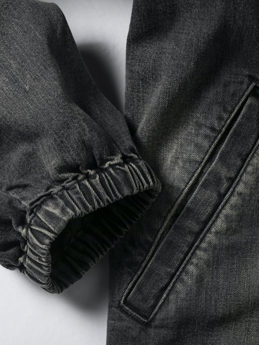 ANACHRONORM DENIM COACH JACKET / Black