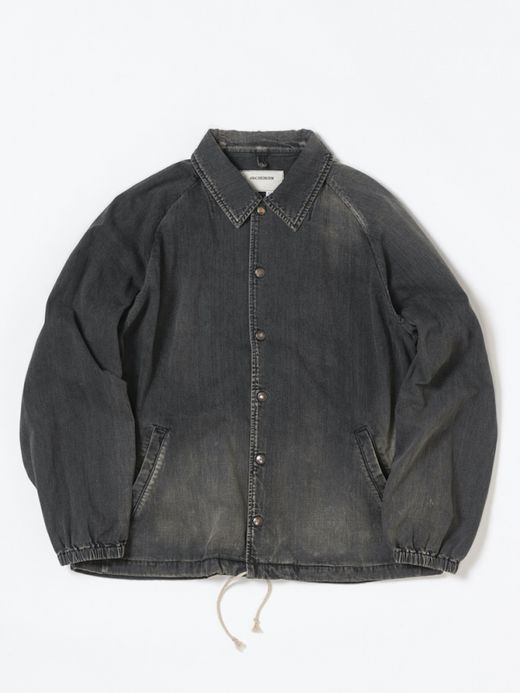 ANACHRONORM DENIM COACH JACKET / Black