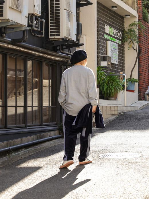S.F.C VELOUR TRACK PANTS / Navy