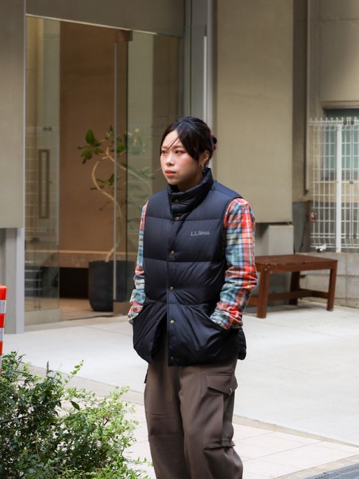 L.L.Bean ADULT'S' BEAN'S TRAIL MODEL DOWN VEST '82 / Midnight Black