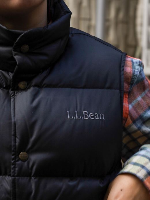 L.L.Bean ADULT'S' BEAN'S TRAIL MODEL DOWN VEST '82 / Midnight Black