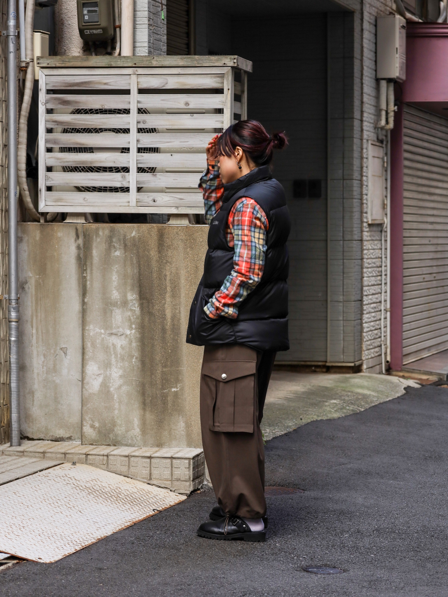 ダウン入りベスト ブラック　イブルース L.L.Bean ADULT'S' BEAN'S TRAIL MODEL DOWN VEST '82