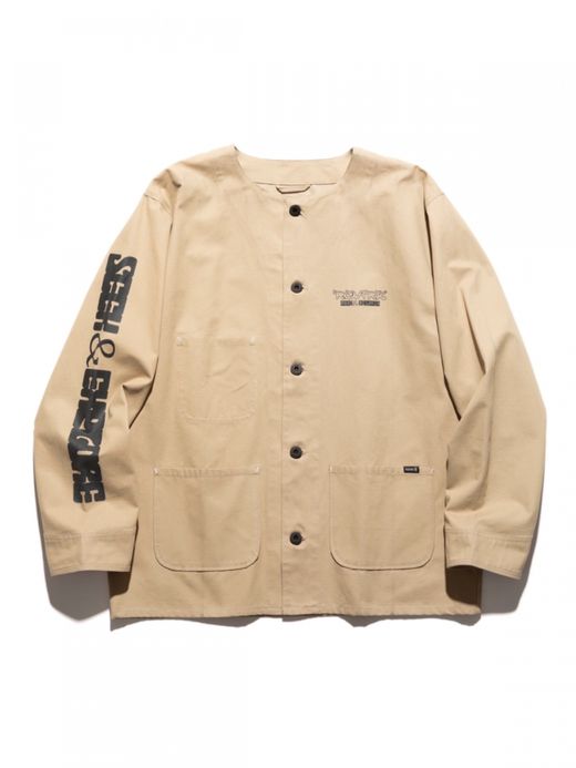 ROARK REVIVAL "SEEK & EXPLORE" DUCK DUNGAREE ENGINEER JACKET / Sand beige