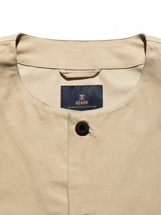 ROARK REVIVAL "SEEK & EXPLORE" DUCK DUNGAREE ENGINEER JACKET / Sand beige
