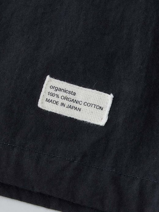 organicsta ORGANIC COTTON TYPEWRITER ALOHA SHIRTS / Black