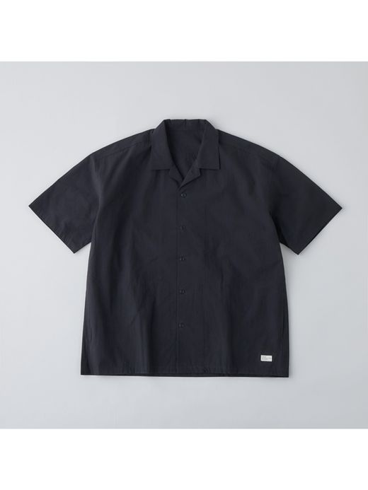 organicsta ORGANIC COTTON TYPEWRITER ALOHA SHIRTS / Black