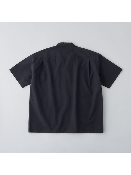 organicsta ORGANIC COTTON TYPEWRITER ALOHA SHIRTS / Black