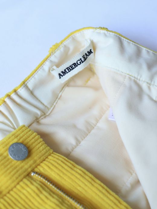 AMBERGLEAM CORDUROY TUCK PANTS / 4colors