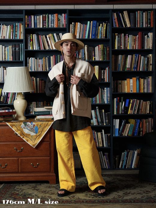 AMBERGLEAM CORDUROY TUCK PANTS / 4colors