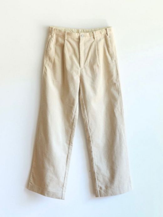 AMBERGLEAM CORDUROY TUCK PANTS / 4colors