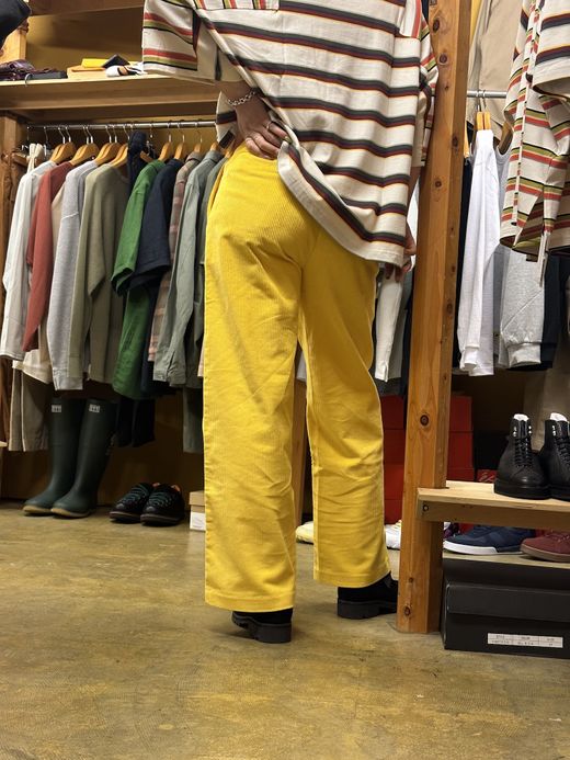 AMBERGLEAM CORDUROY TUCK PANTS / 4colors
