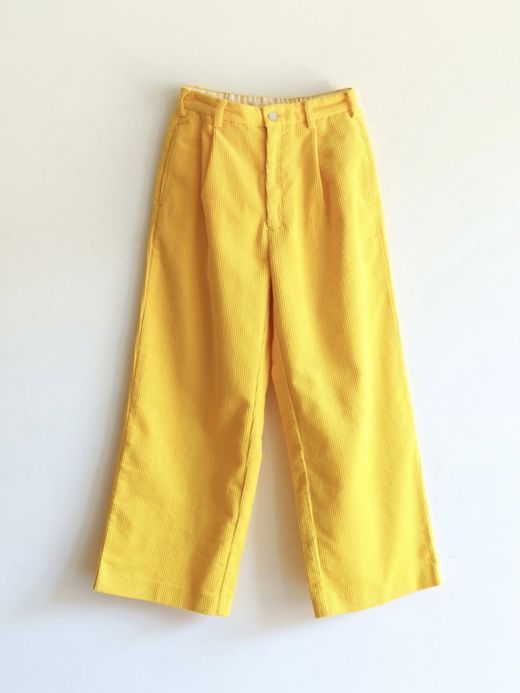 AMBERGLEAM CORDUROY TUCK PANTS / 4colors