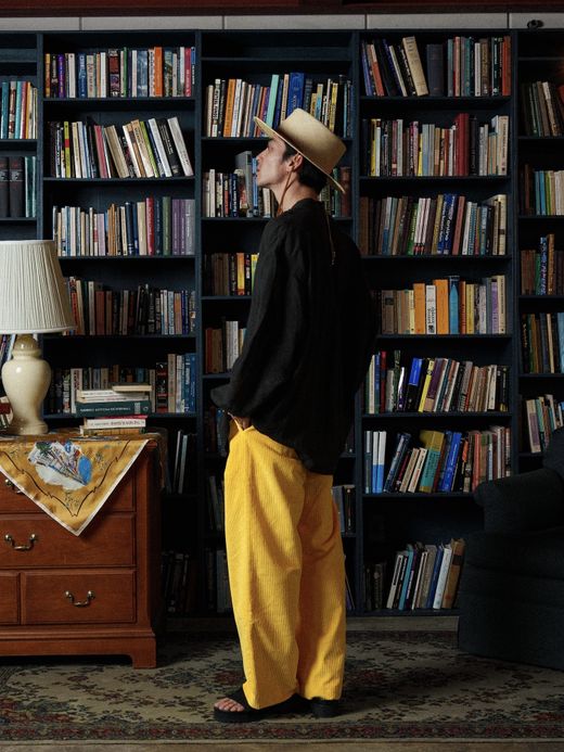AMBERGLEAM CORDUROY TUCK PANTS / 4colors