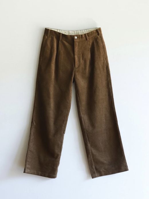 AMBERGLEAM CORDUROY TUCK PANTS / 4colors