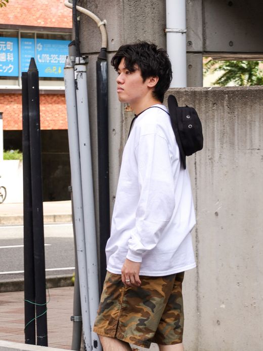 JHANKSON GOOD BYE LONG TEE / White