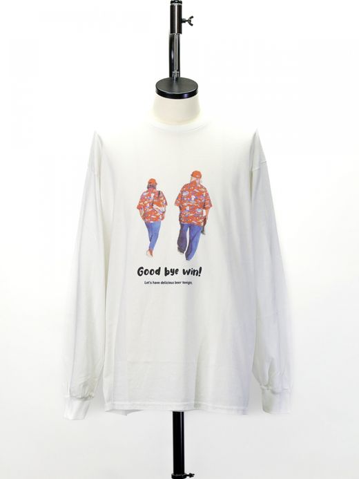 JHANKSON GOOD BYE LONG TEE / White